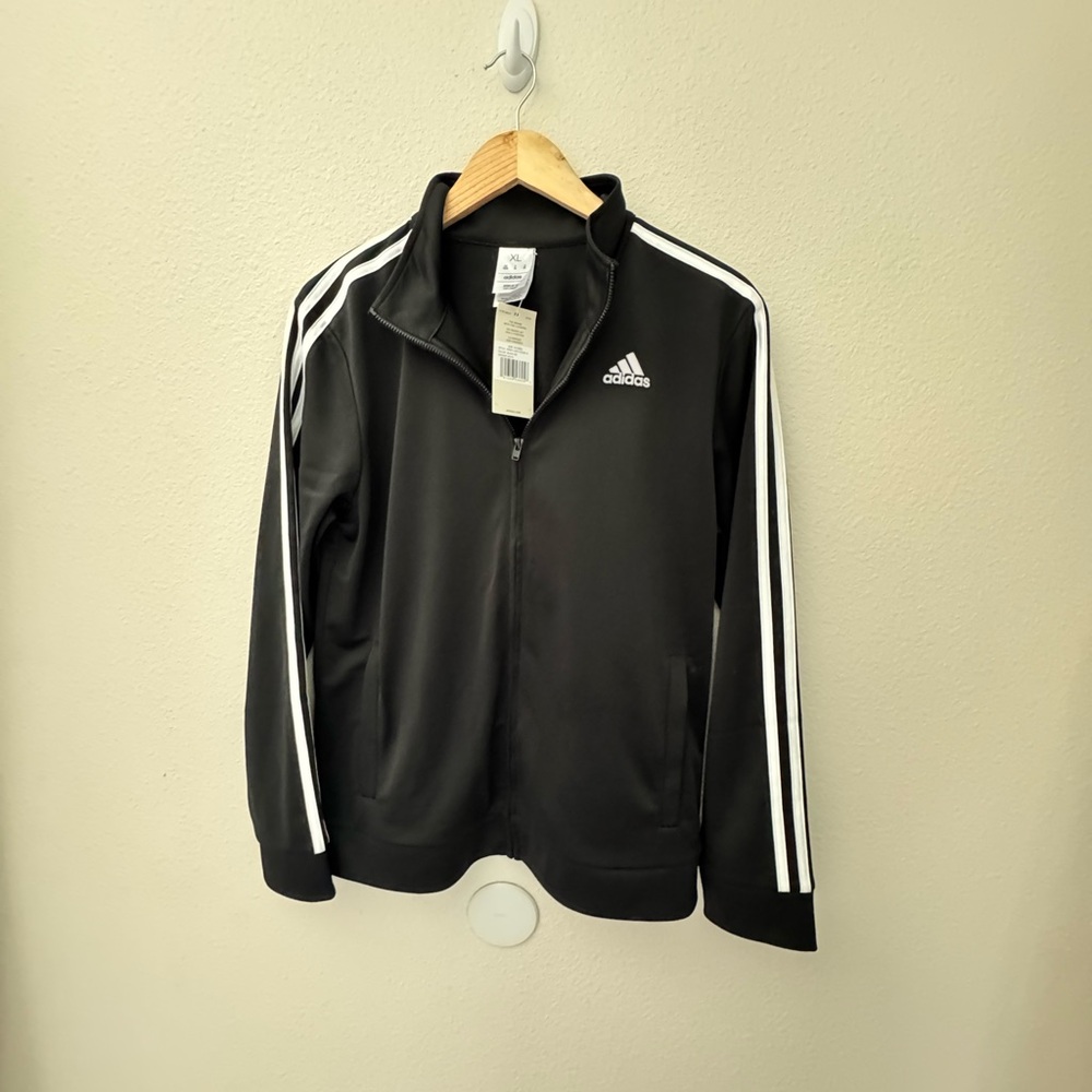 Adidas Black Regular Fit Jacket size xl boys